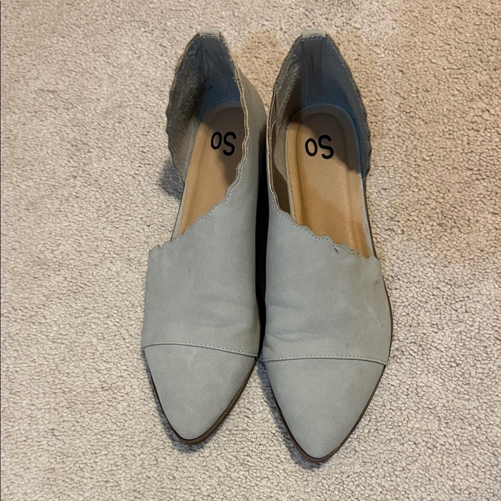 SO Light Gray Women's Flats